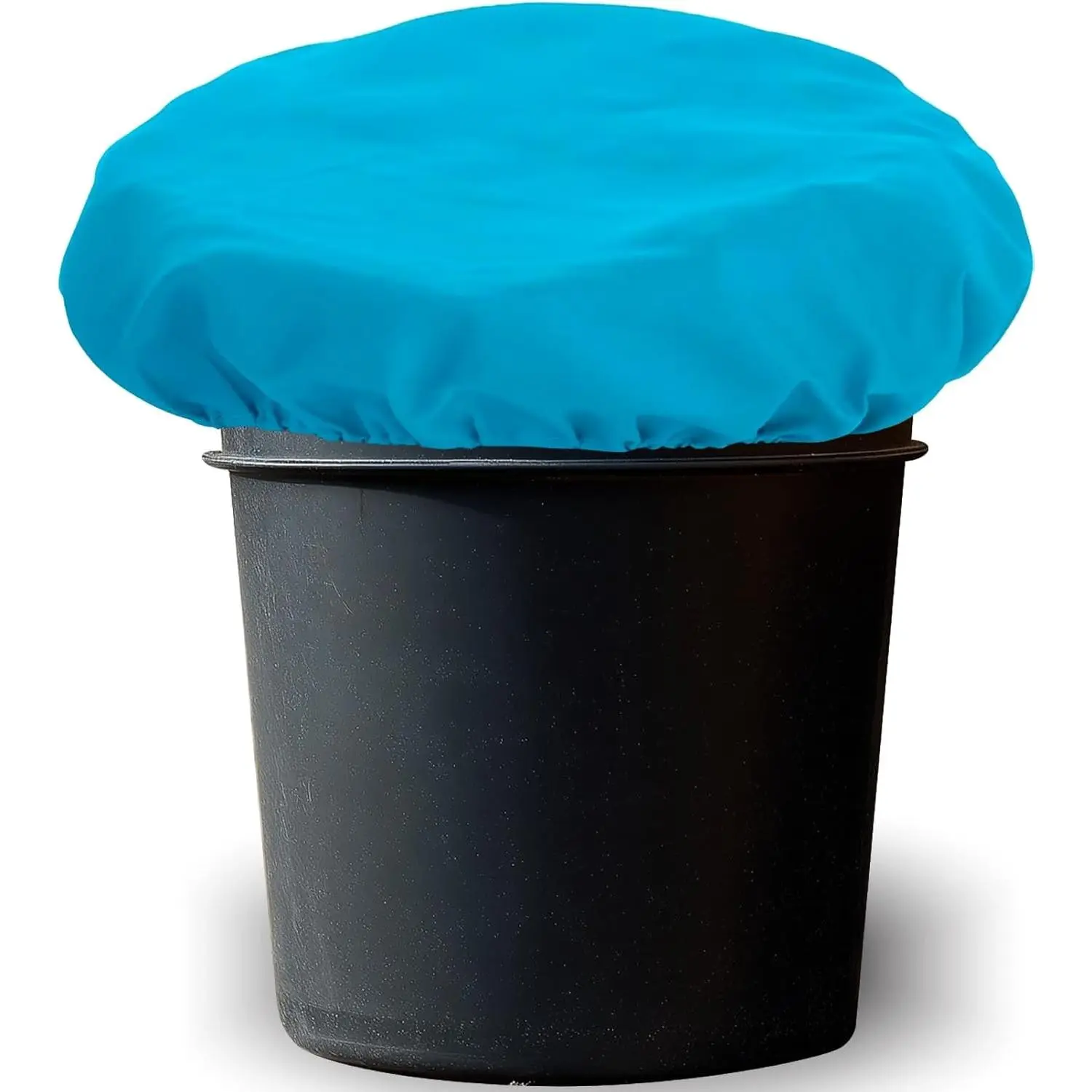 Horse Bucket Cover Waterproof Feed Bucket Top 2-5 Gallon (Blue) 1 pc