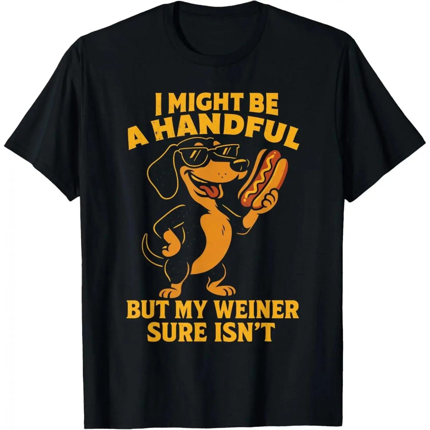Menswear Unisex Short-Sleeve Cotton T-Shirt - Casual, Crude, Cringey, Inappropriate Humor, Funny Embarrassing Design, Outdoor-Friendly Fabric