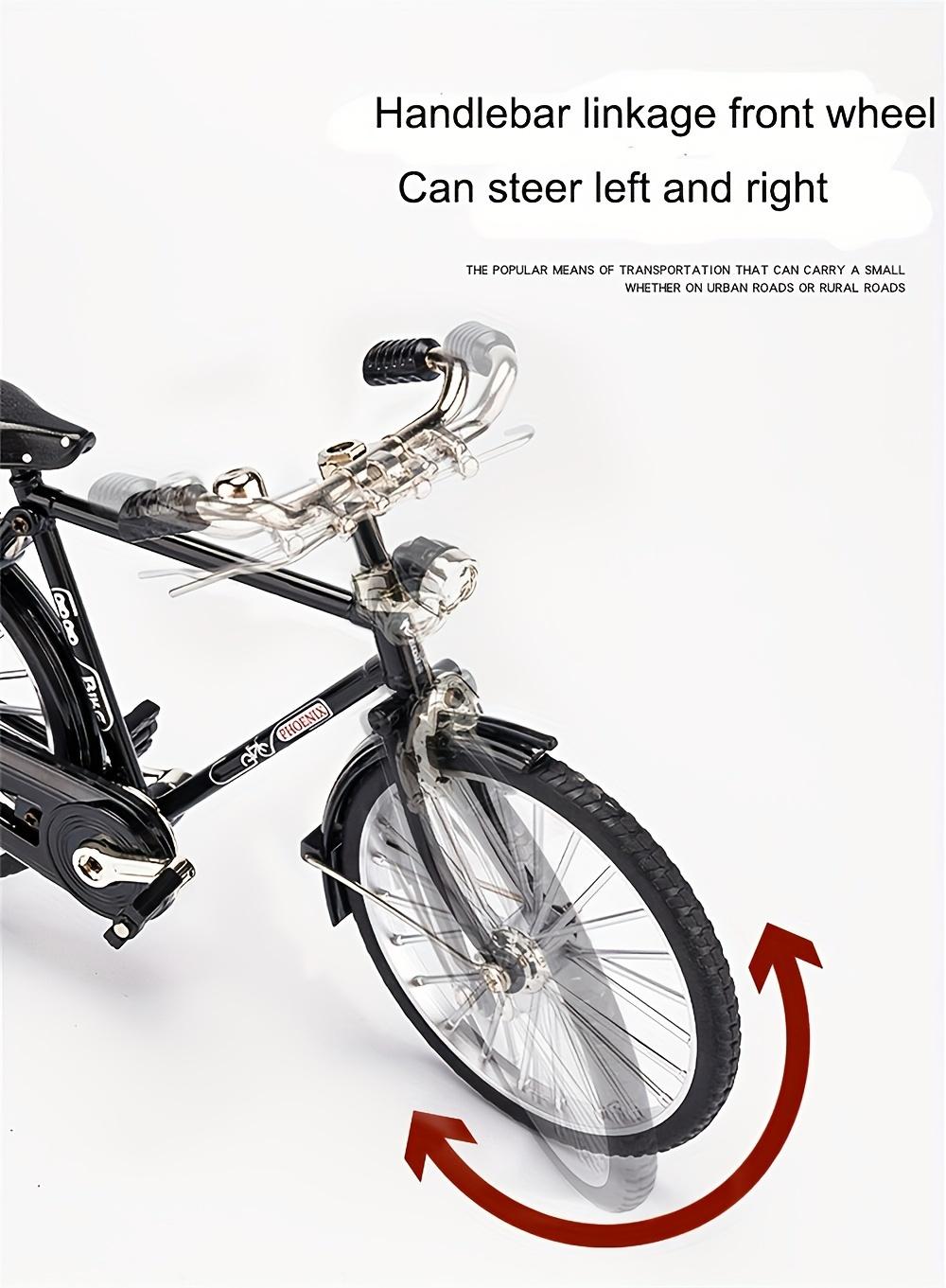 52-Piece Brain-Training/Hands-On/Retro Bicycle Model Set - Miniature Aluminum Alloy Set, Perfect for Collectors and Hobbyists, a Meaningful Gift and Home/Office Decor.