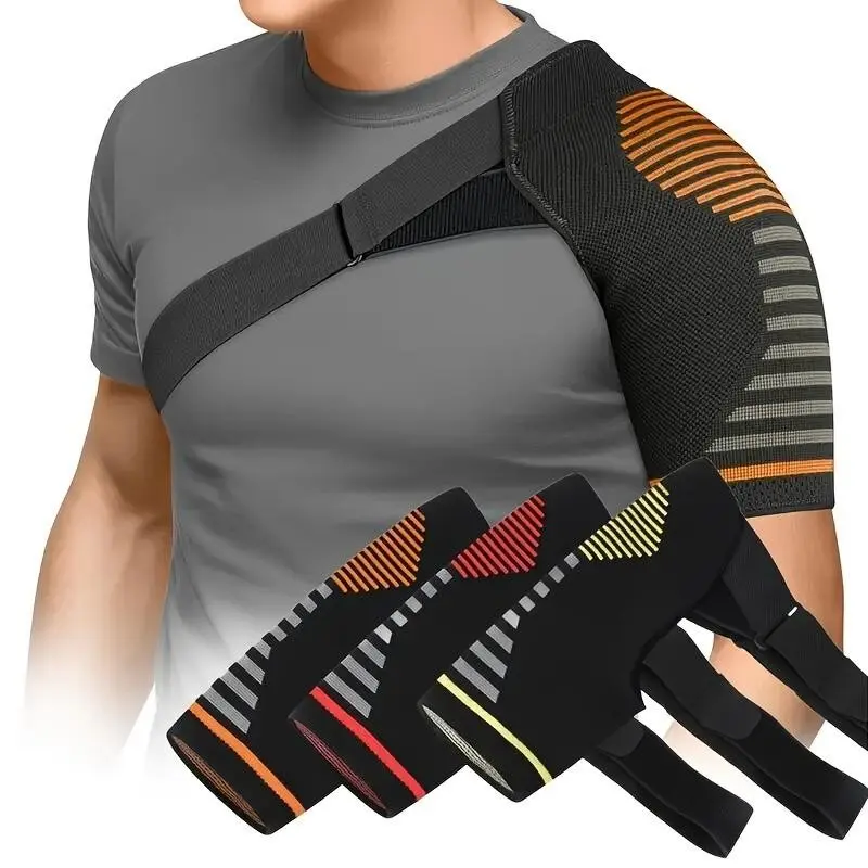 Unisex Breathable Compression Shoulder Strap, Adjustable Shoulder Support Sleeve for Weightlifting Fitness/home Office Use, Shoulder Brace
