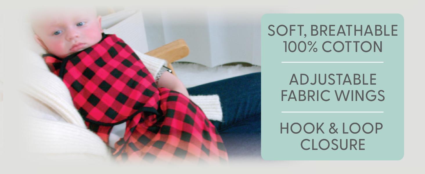 Baby Swaddle Blankets Set of 3 - Baby Sleep Sack for Newborn, Newborns Sack 0-3, 3-6 Month Swaddles, Soft & Breathable Cotton - Desert Safari (S/M)