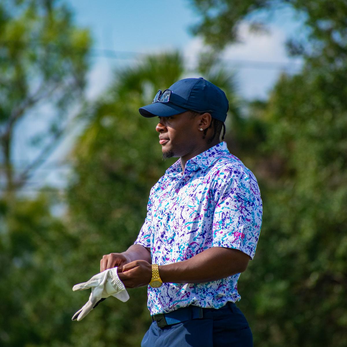 Stylish Comfortable Polo Shirt Men Golf Sport Fishing Nautical Short Sleeve T-shirt Printed Classic Lapel Buttons Clothing