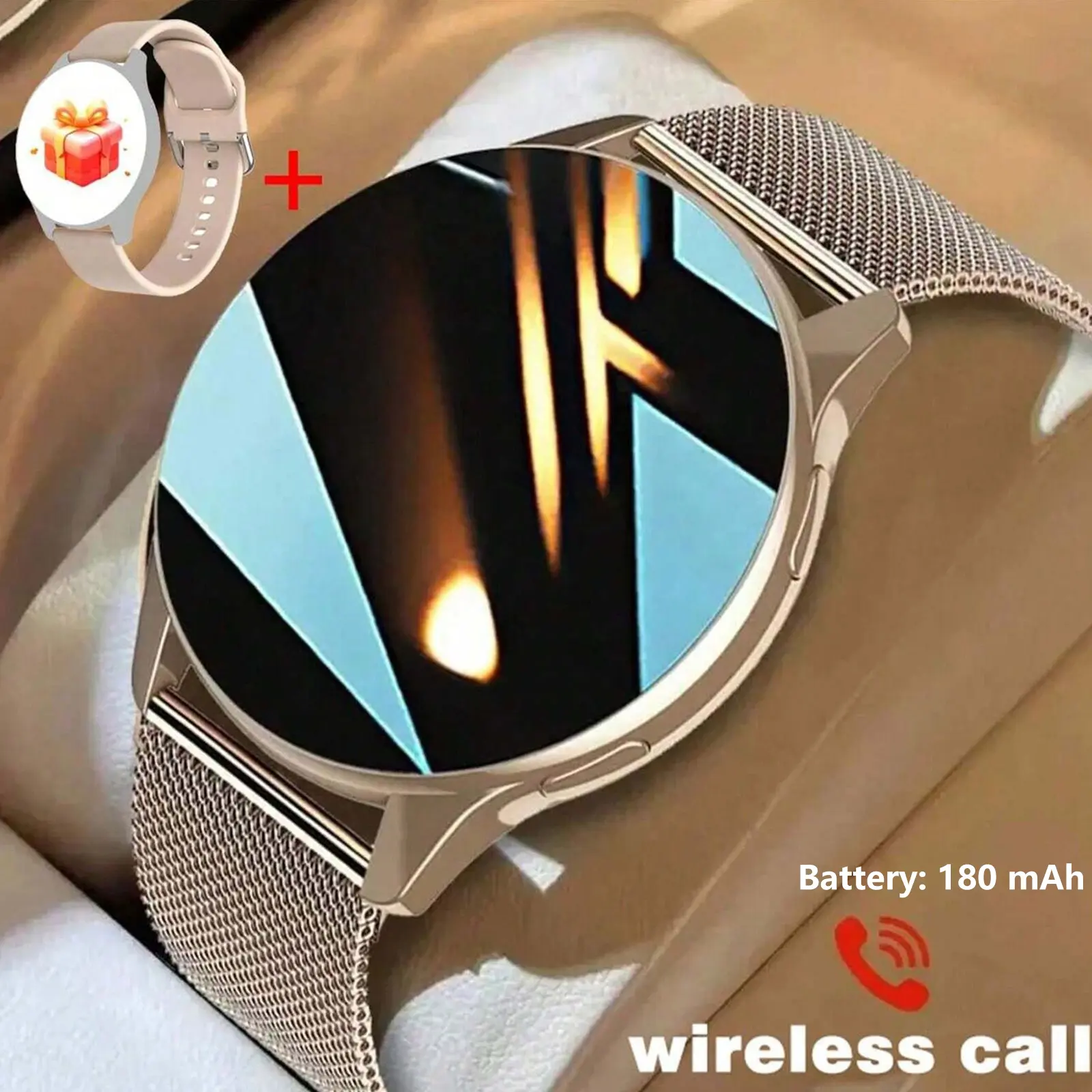 Smartwatch - 2026 New Unisex, Wireless Connection & Call Function, Pedometer Fitness Tracker, Multiple Sports Modes for Outdoor Sports, Sedentary Reminder & Message, Multimedia Message Viewing & Weather Forecast, Alarm Clock, Remote Camera Control
