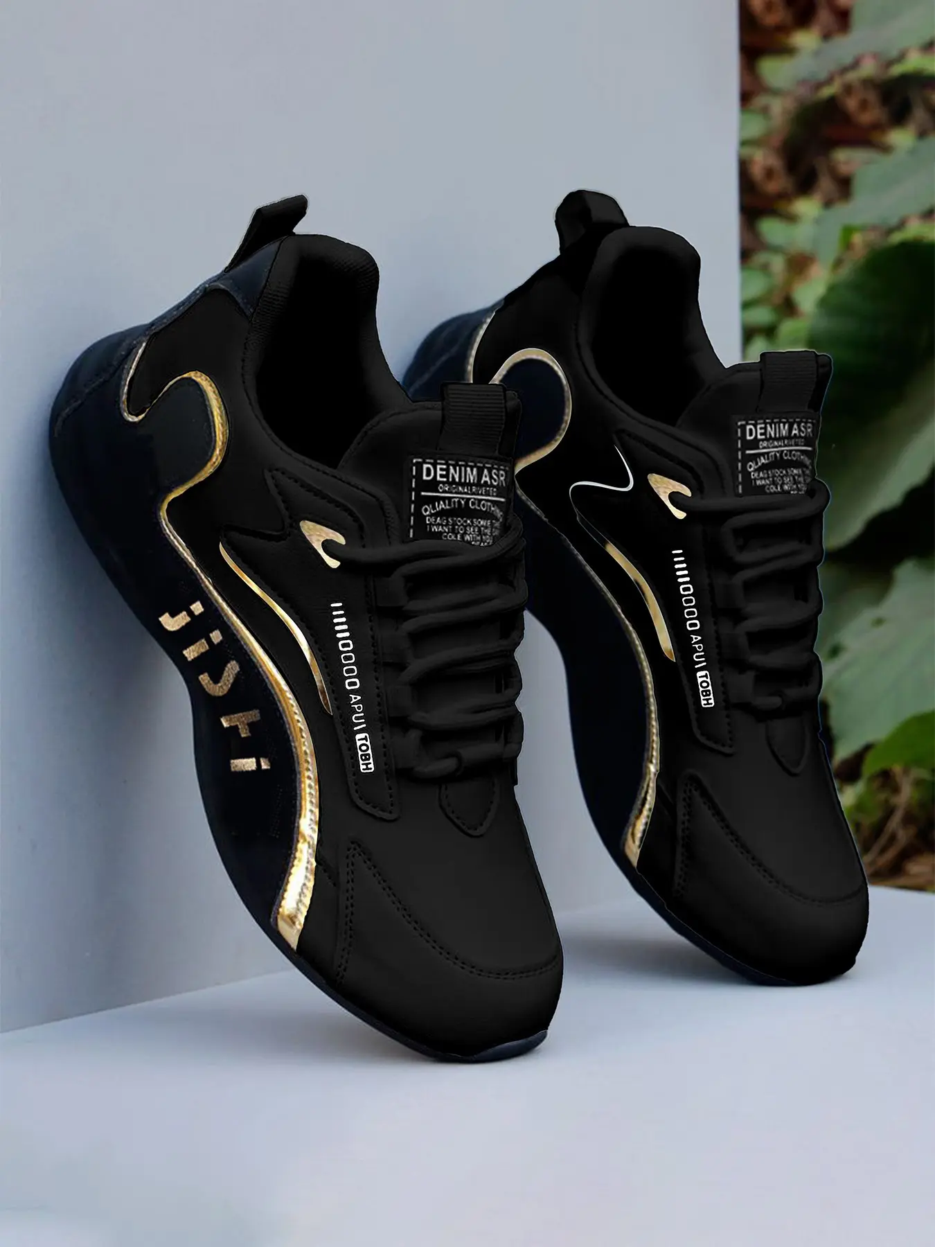 Men's Fashionable Lace Up Low Top Sneakers, Casual Breathable Comfortable Sports Running Shoes, Running Trainers, Male All-match Round Toe Shoes for Daily Wear, Closed, Trainer Runner Shoe