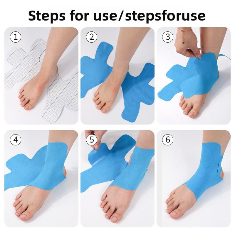 Muscle tape for thumb valgus, wrist support, knee and ankle support, Achilles tendon support, elbow support, shoulder support, sports kinesiology tape