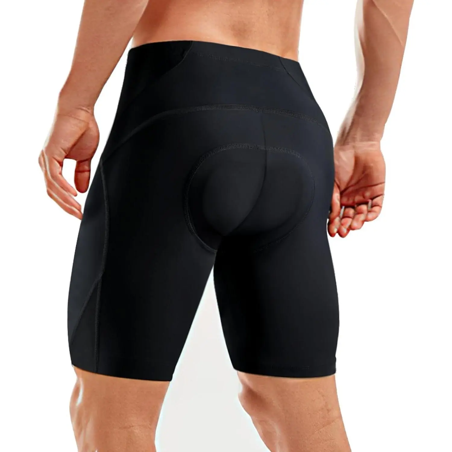 Padded Bike Shorts  Men - 4D Padding Mens Bicycle Cycling Biking Clothing Shorts, Breathable and Absorbent New model