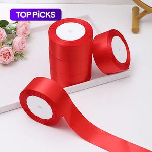 room decor 2024outdoor solid color decorative ribbon (5 rolls), summer diy decorative ribbon, teen girl gifts, decorative ribbon for wedding party cake boyfriend gift packaging, gift boxes, crafting funny gift wrapping supplies