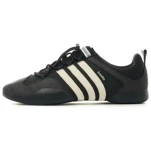 Adidas Originals x Bad Bunny Ballerina Sneakers – Unisex Comfortable Low-Top Casual Shoes in Black and White Verifiable, with credentials and supporting global authentication