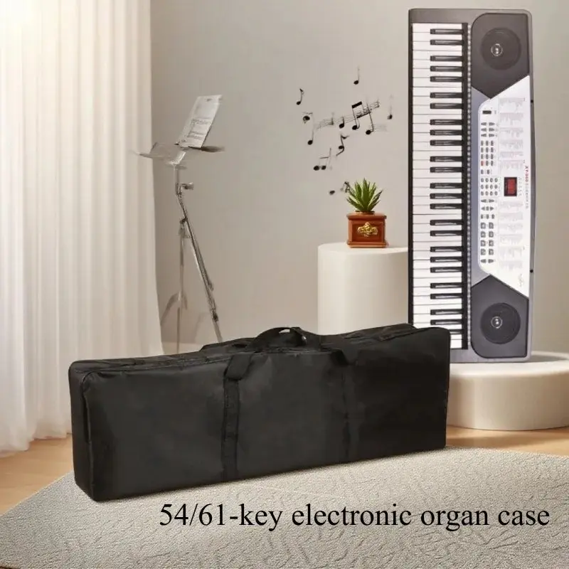 61/54 Key Electronic Organ/piano Keyboard Bag Music - Heavy Duty Oxford Cloth Material, 61，54 Key Electric Piano Keyboard Dust Cover