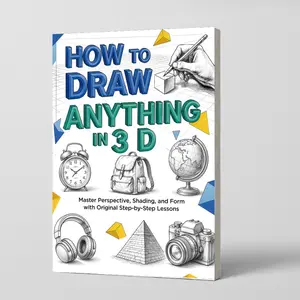 Drawing Practice Guide,How to Draw 3D Art, Step by Step 3D Drawing Book, Optical Illusion Sketching for Beginners and Art Lovers