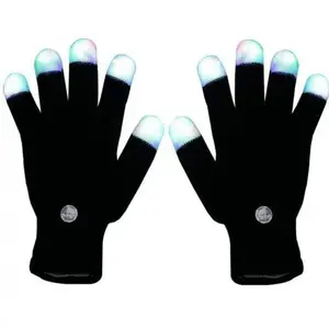 LED Flashing Gloves, Light Up Gloves for Parties and Concerts LED Flashing Gloves, Light Up Gloves for Parties and Concerts