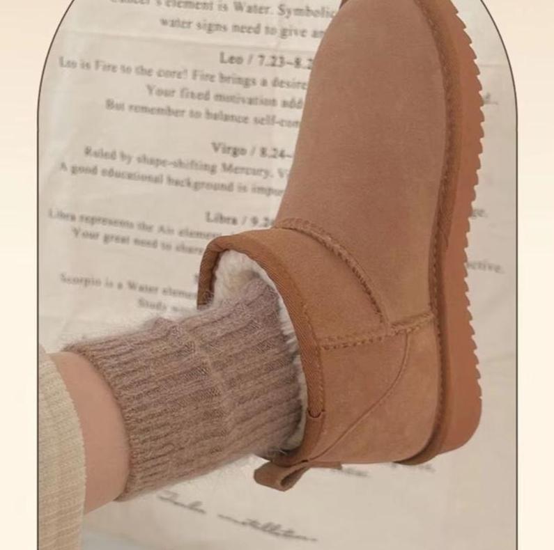 4-Pair Warm Cashmere Wool Socks - Women's Harajuku Minimalist Solid Color Winter Must-Have