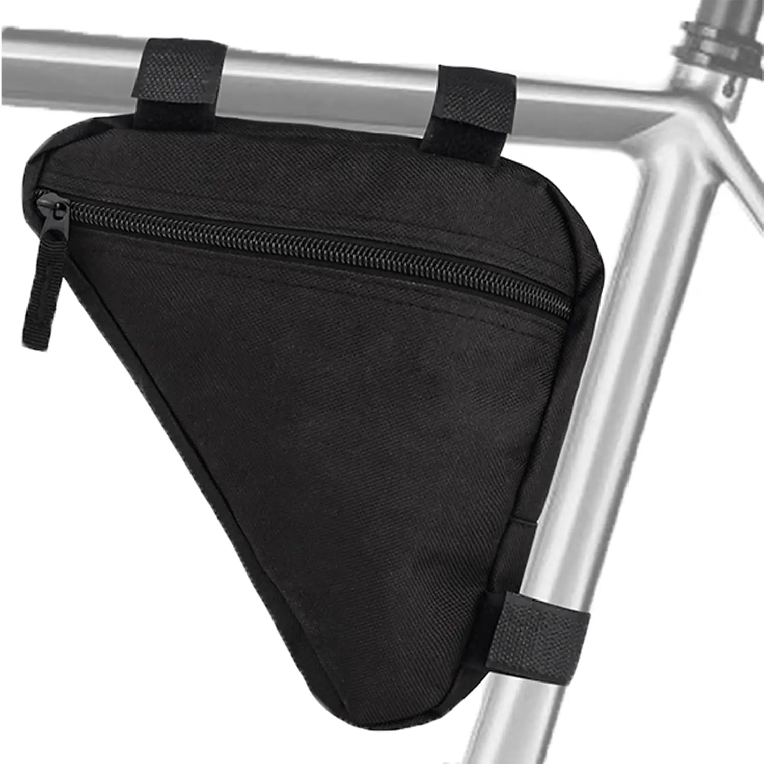 Frame Bag, Mountain  Bag for Road and Mountain Bikes Lightweight Cycling Storage Bags (Small black)
