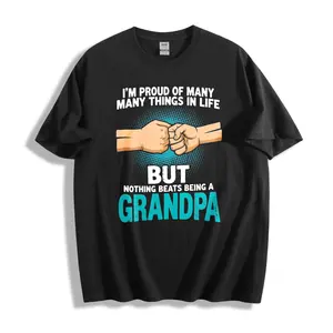 Casual Style Unisex T-Shirt With Grandpa Pride Design For Everyday Wear And Special Occasions Perfect Gift For Grandfathers And Grandpas