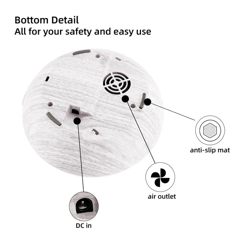 7 in 1 Smart Home Device  550ml Wood Texture Diffuser  Air Purifier  Humidifier  Night Light  Remote Control  Timer  6 Oils  Ultrasonic Safety air  purifier essential oil aroma diffuser d is ff user aroma diffuser humidifier aromatherapy oil