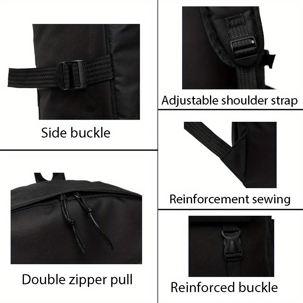 Gothic Pattern Lightweight Diaper Backpack, Large Capacity Travel & Commute Bag, Adjustable Shoulder Straps, Unisex, Durable Polyester Fabric, Ideal for Outdoor Daily Use, Perfect Festival Gift, Trendy Backpack