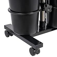 Portable Shampoo Bowl with Electric Pump, Hair Washing Station for Home & Barber Use, Portable Sink for Washing Hair with Dual-Bucket Design, Height Adjustable Stand