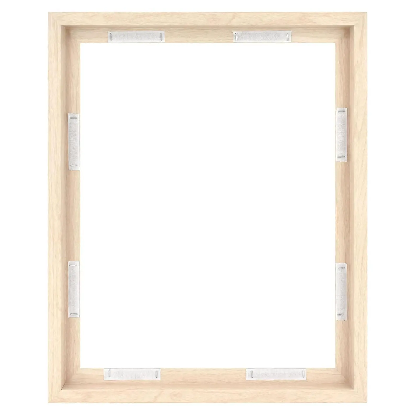 Canvas Float Frame 16x20, Natural Woodgrain Finish for Finished Canvas Paintings, Includes Adhesive Fasteners, 1-PackGift