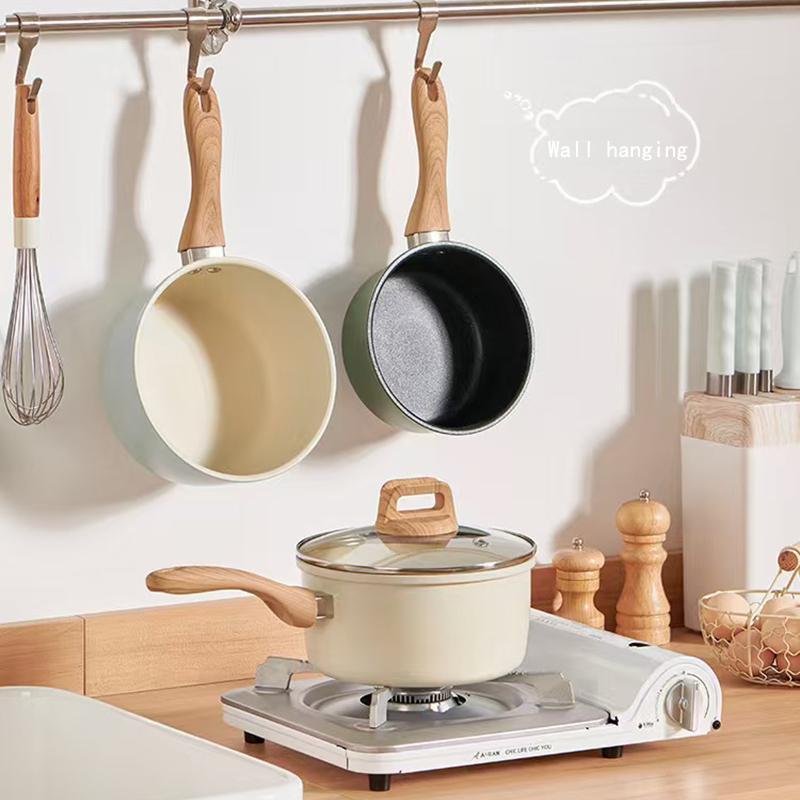 Non-stick Cookware Set, 7 Counts/set Including Pan & Pot & Lid, Kitchen Cooking Utensils Set for Home Use