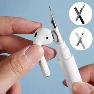 3-In-1 Multifunctional Earphone Cleaning Kit | Durable ABS Material with Soft Brush, Portable for Wireless Earphones, Charging Cases, Computers, Keyboards | Ideal for Easter, Ramadan, Labor Day, Mother'S Day, Father'S Day, And Birthday Gifts