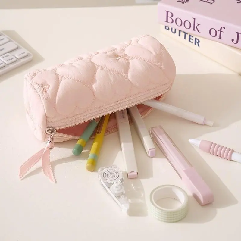 Multi-Functional Pencil Case & Makeup Brush Storage Bag, Portable Stationery Organizer for Students