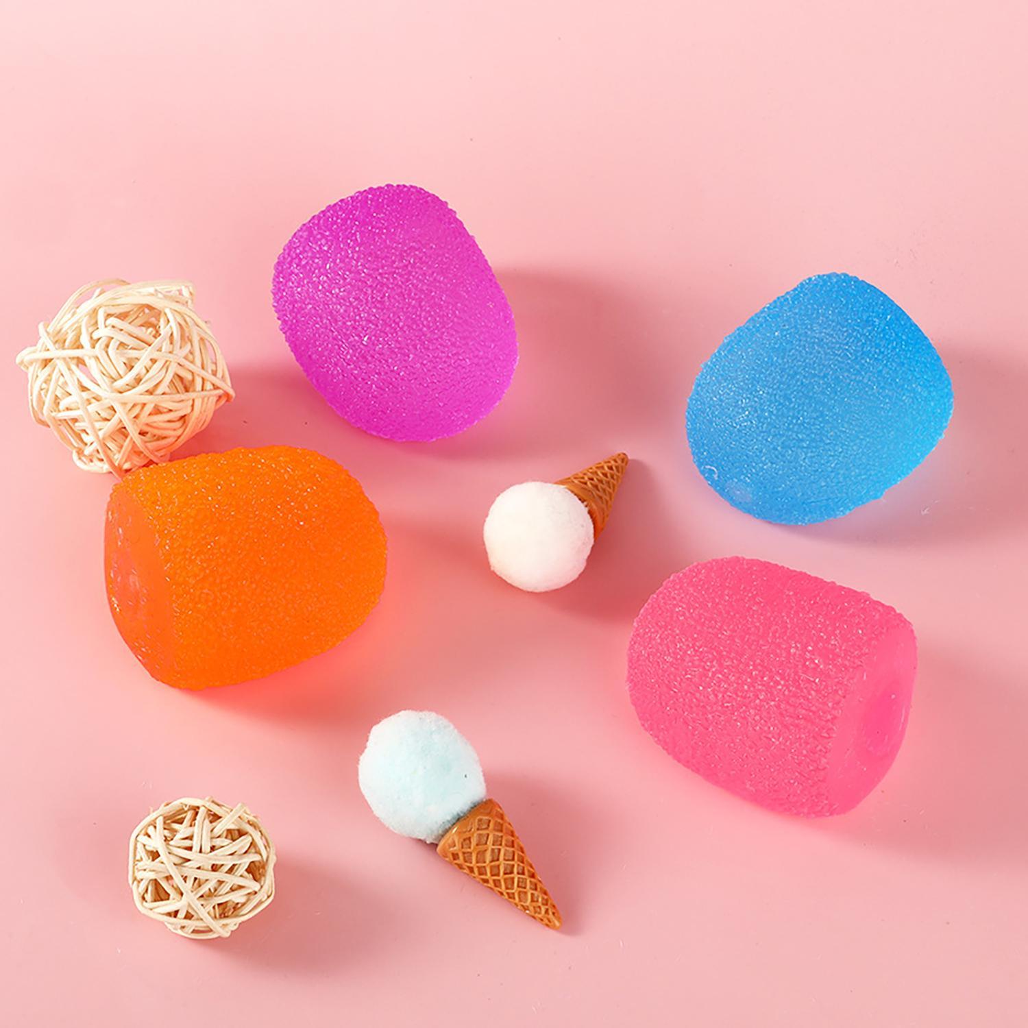 Transparent Maltose Stress-Relief Squishy Toy, Sensory Fidget Toy for Anxiety & Tension Relief, Perfect Holiday Gift for Christmas Parties easter eggs Colorful Gradient Dragon Statue prefilled Pull Back Monster Car and Truck Pack Cigarette Box