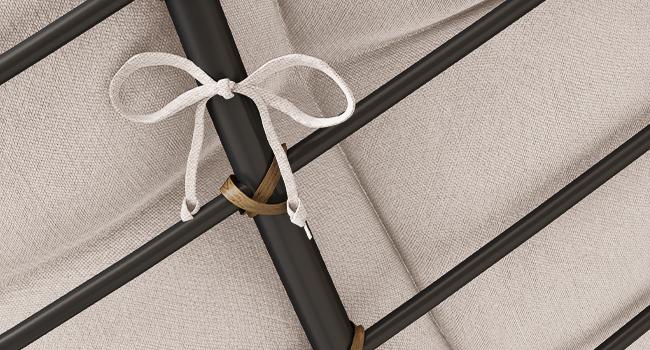 Amopatio Outdoor/Indoor Papasan Chair, Oversized Egg Rocking Chair with Thick Cushion for Bedroom/Livingroom,Folding Lounger for Patio/Garden/Backyard