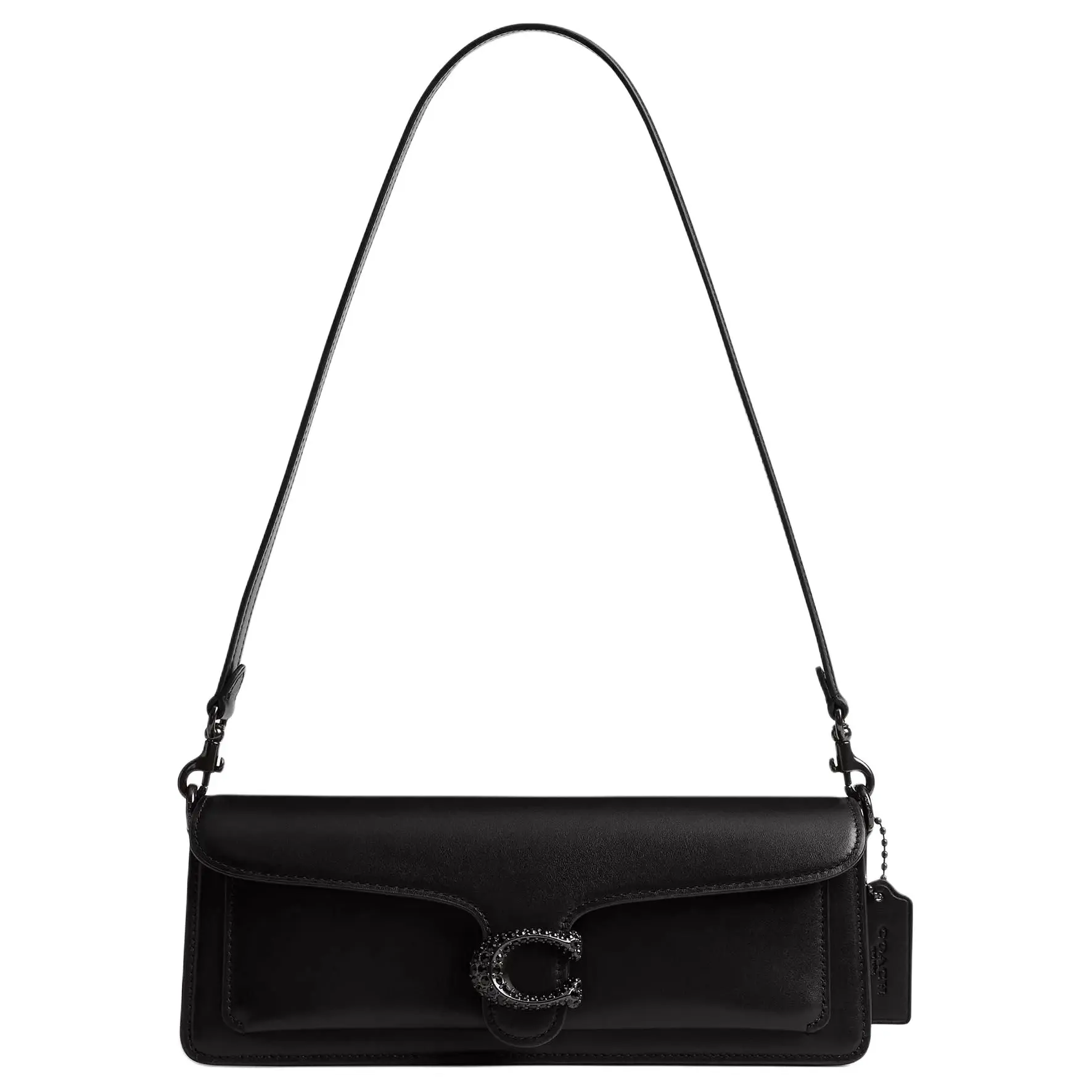 COACH Tabby 28 Handbag for Women – Structured Calf Leather Top-Handle and Shoulder Bag in Black