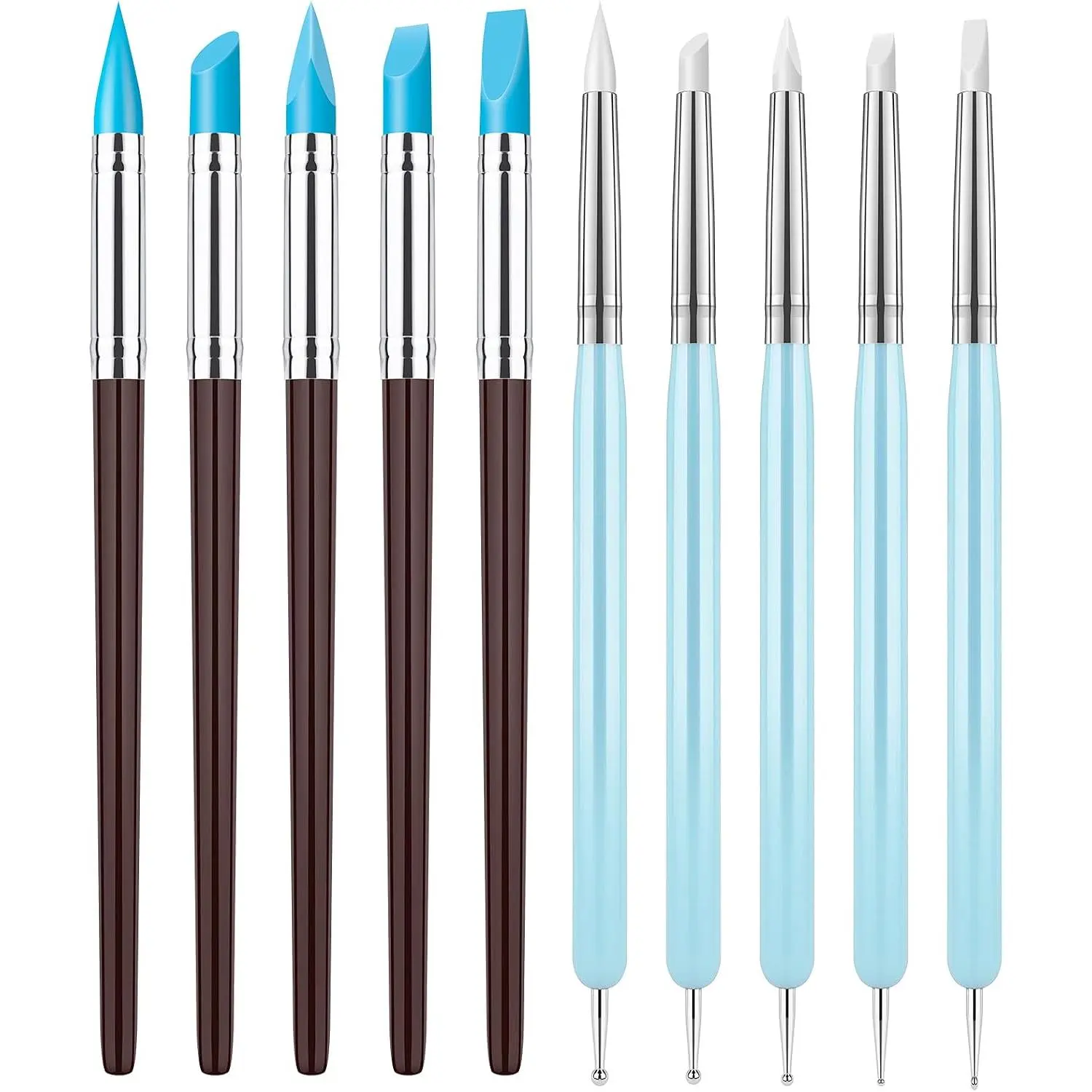 10 count  Clay Sculpting Tool, Modeling Dotting Tool | Pottery Craft use for DIY Handicraft,  Brush, Sculpture Pottery,  Art