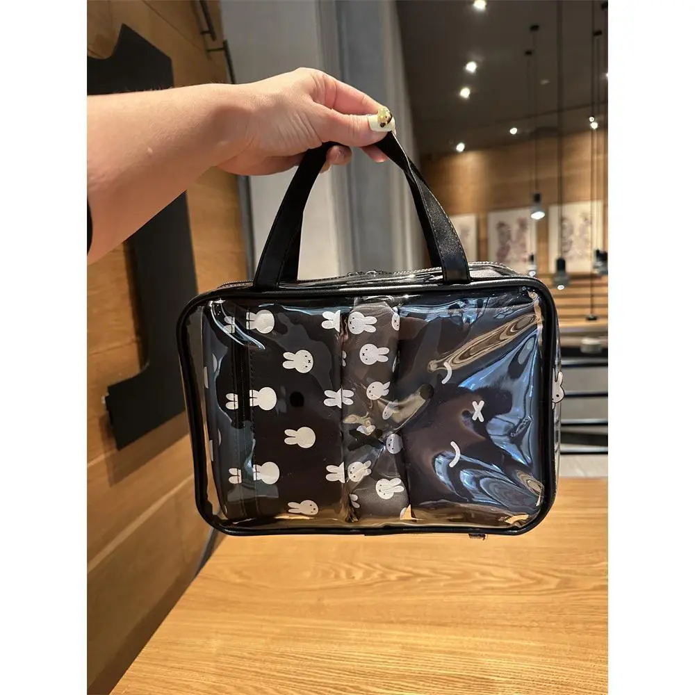 Miffy Kawaii Rabbit Makeup Bag for Travel Portable Handheld Storage Bag Toiletries Classification Bag Gift Toys for Girl