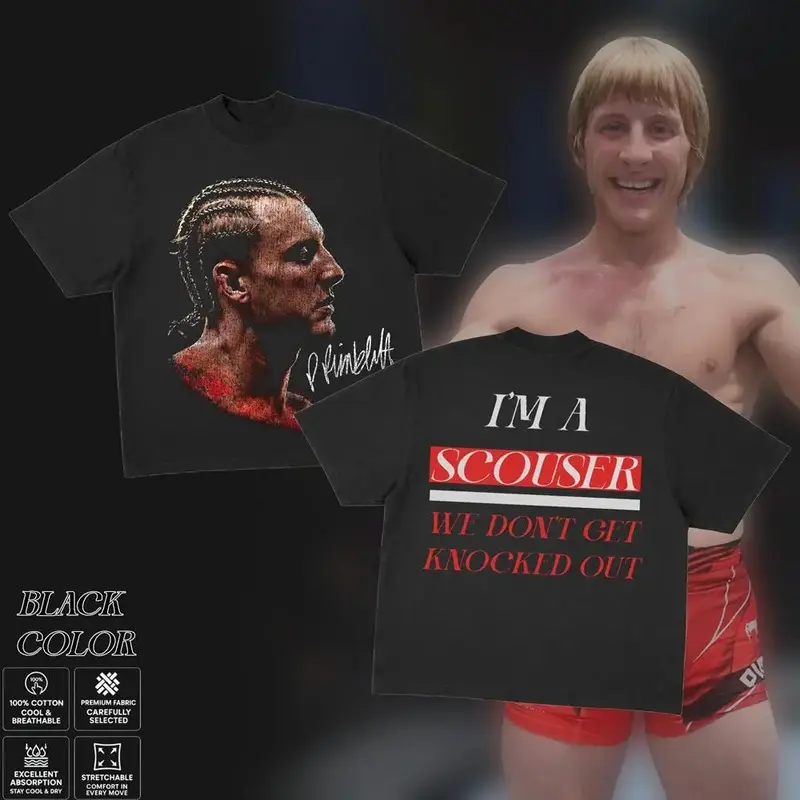 Paddy Pimblett "The Baddy" T-Shirt for Summer, Vintage UFC Fighter Tee, Minimal Portrait MMA Shirt, Combat Sports Streetwear, Cotton Oversized Graphic Tee, Unisex MMA Training Apparel, Gift for Men & Women