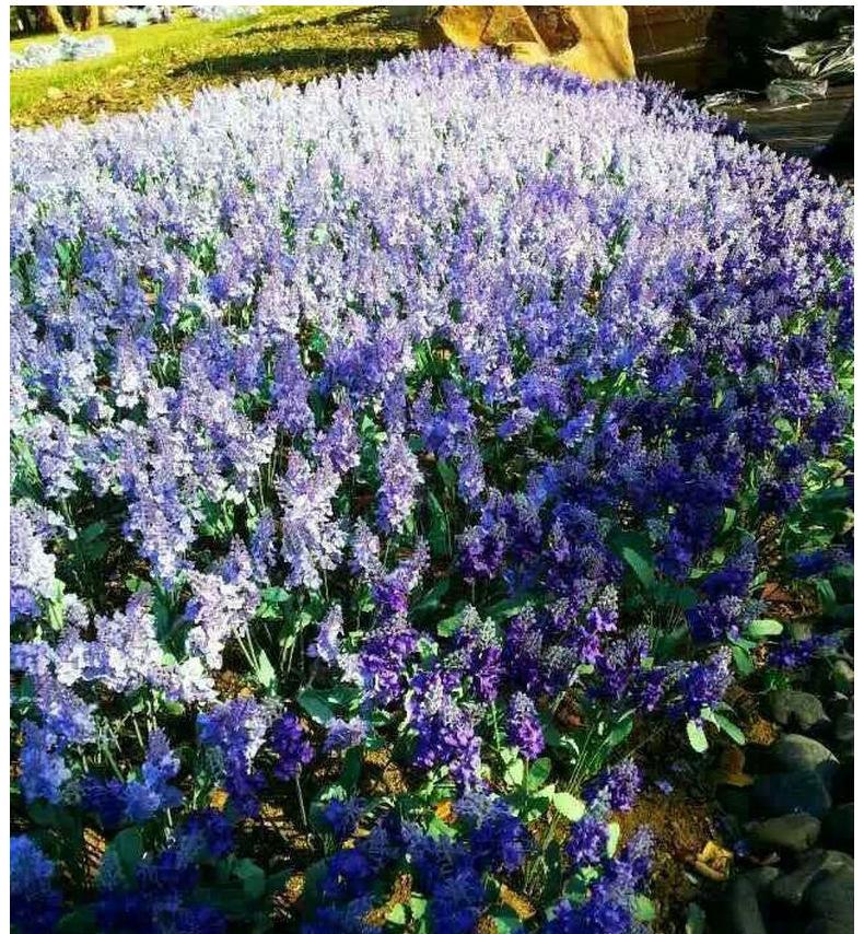 10 artificial lavender bouquets, fake flowers for outdoor decoration, silk flowers for flower beds and planters, 3-piece set 10 artificial lavender bouquets, fake flowers for outdoor decoration, silk flowers for flower beds and planters, 3-piece set