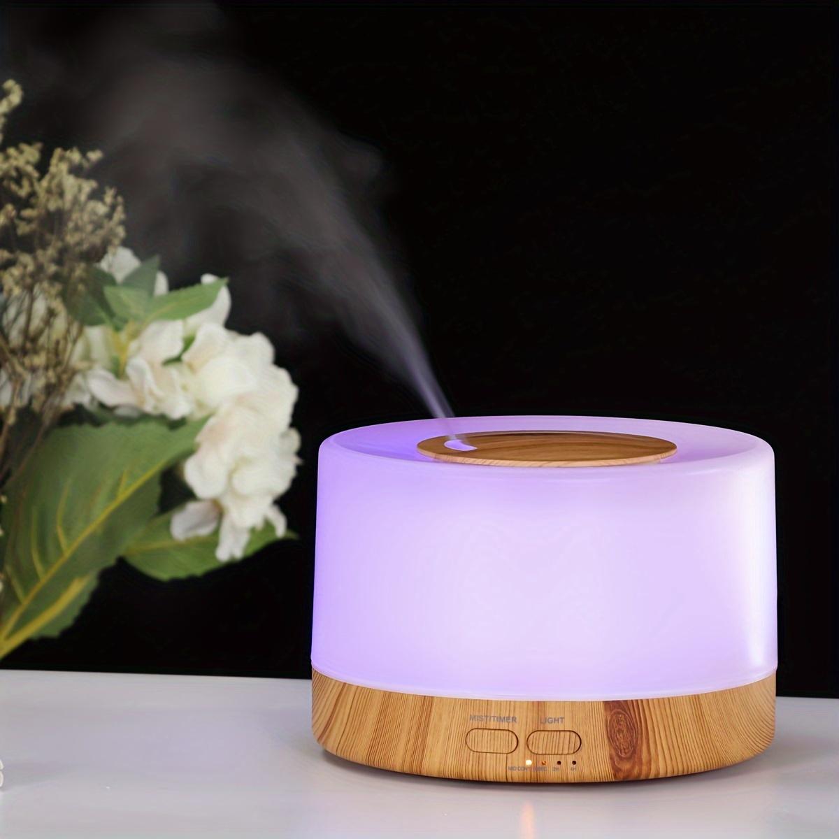 Aromatherapy Gift Set  Smart Aroma Diffuser Humidifier with Remote, Color-Changing Base, 6 Signature Essential Oils, Waterless Fragrance Oil Diffuser, Anxiety & Flower Humidifier, Air Purifier - Perfect Housewarming/Anniversary Present d is ff user