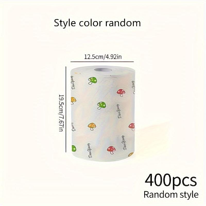 Washable Kitchen Paper Towel, Reusable Paper Towels, 400pcs/set Absorbent Non-stick Oil-absorbent Roll, Durable Kitchen Cleaning Essentials for Home Car Living Room Toilet