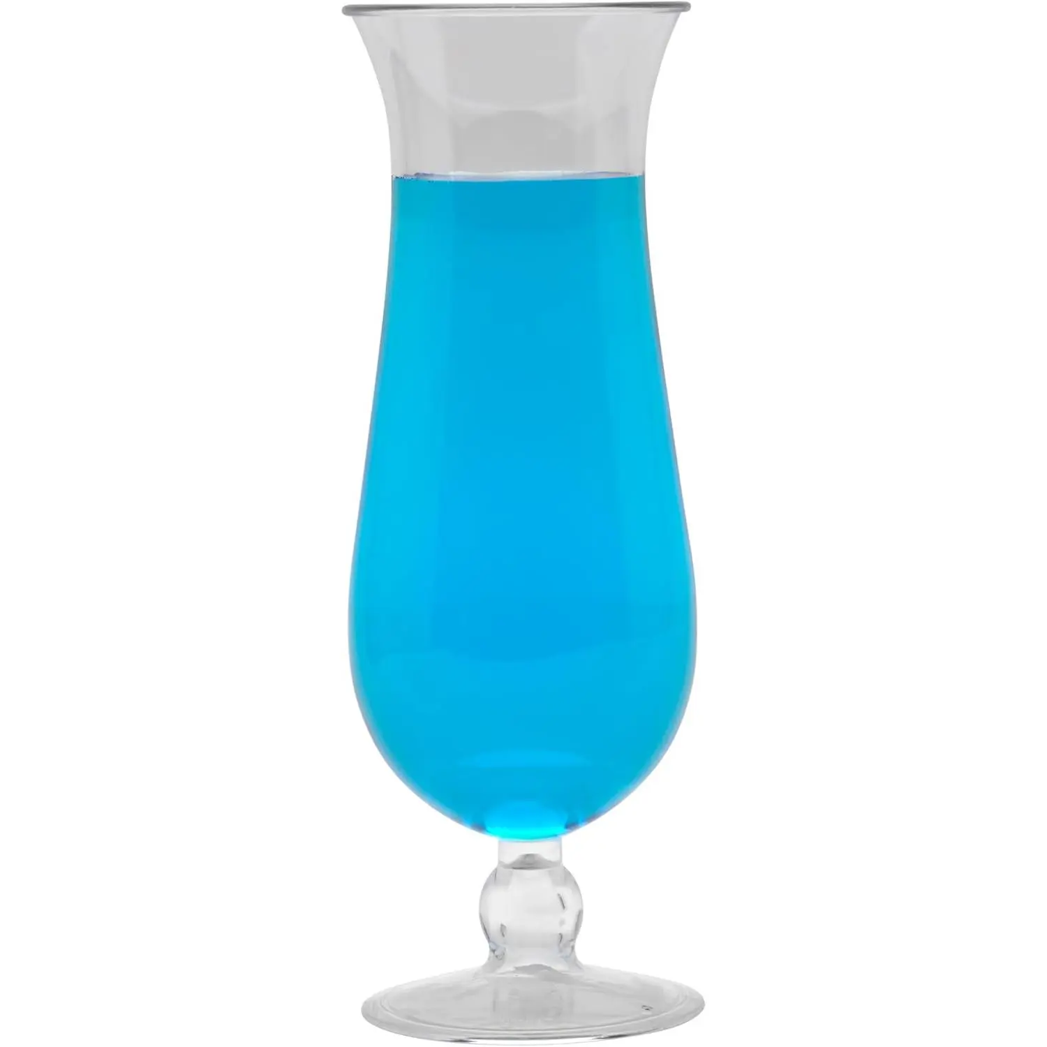 HUR-20-CL-EC Cheers - Break-Resistant Plastic Hurricane Glasses, 20 Ounce, 4 Pack, Clear