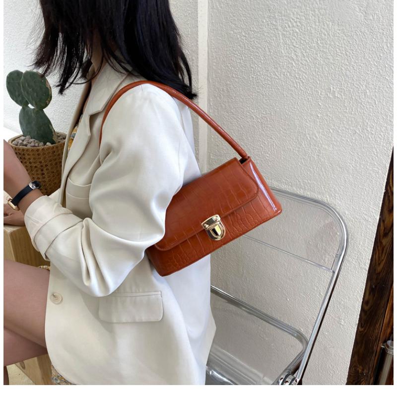 Women's Bag Popular Versatile Stone Pattern Shoulder Armpit