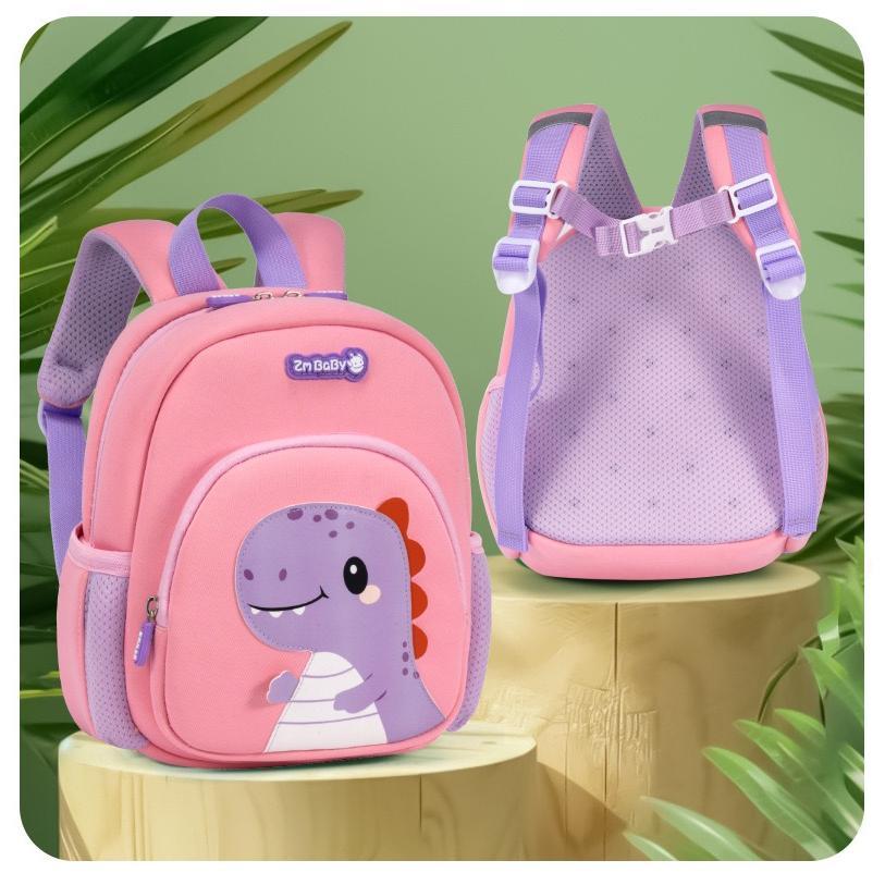 Dinosaur Anti-Lost Backpack for Boys with Safety Strap, Lightweight Boys' Small Backpack