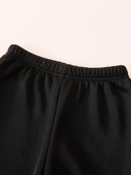 Boys' Fall & Winter Fleece Set, Dinosaur Cartoon Print Hoodie & Jogger Pants Two-Piece, Casual Warm Kids Clothing Gift Idea