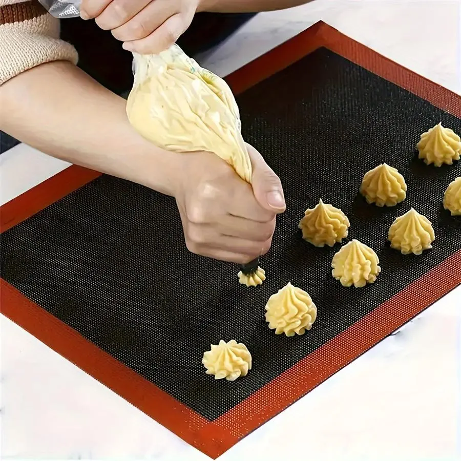 Silicone Baking Mat, Reusable Baking Mat, Barbecue Mat, Oven Liner Sheet, Cake Pan Mat, for Macaron, Baking Tools, Kitchen Accessories