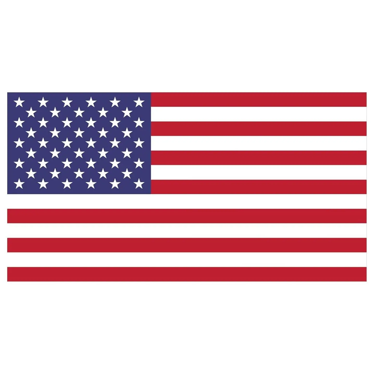 Classic American Flag Decal - Made in USA | Patriotic Vinyl Bumper Sticker for Cars, Trucks & Windows (5.8 x 3.1 inches)Gift