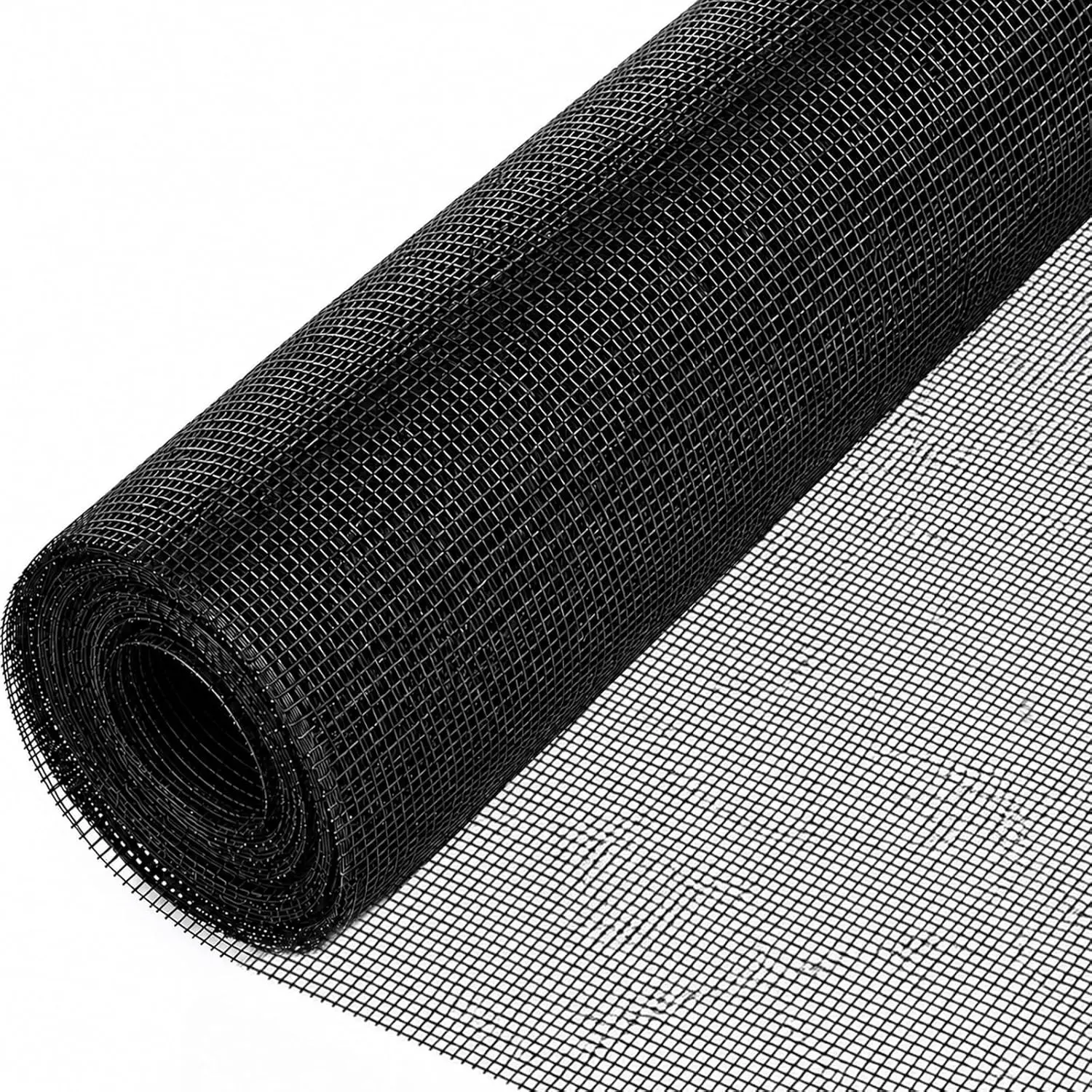 48" x 118" Window Screen Replacement Mesh, Black Fiberglass Screen for Window & Screen Door Repair, Durable High Visibility Mesh for Patio, Sliding Door & Window Screens