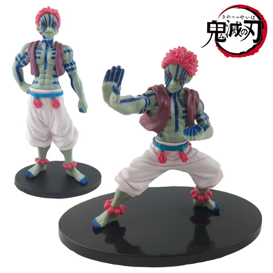 15cm Anime Figure Demon Slayer Figures Slayer Akaza Doll Figurine Warrior Action Figure Model Toys Anime Model Figure Car Doll