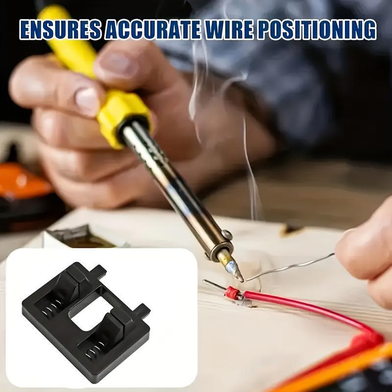 1pc Professional Wire Welding Fixture with Spring Clamp Design - Patented, Adjustable Mini Soldering Station for Quick Tightening & Release,Electrical Work Station | Adjustable Fixture | Durable Plastic Fixture, Wire Welding Station