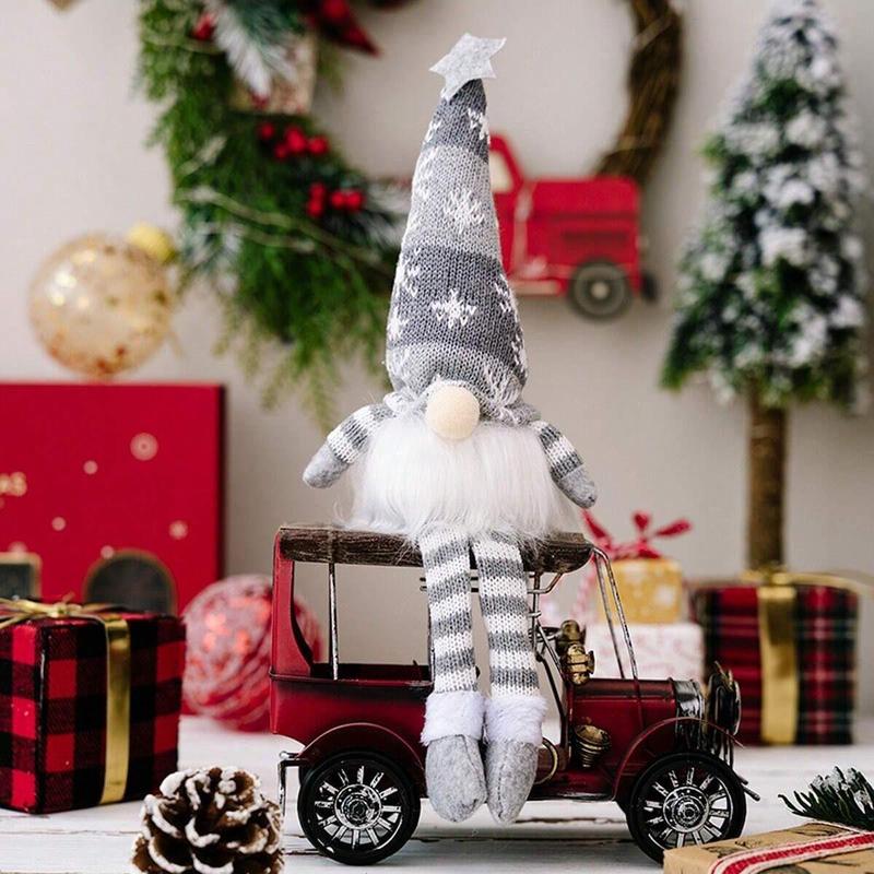 Cute Elf Design Hanging Light, 1 Count/3 Counts Creative Long-legged Doll Hanging Decor, Home Wall Decor Supplies for Living Room Bedroom, Great for Holiday Decoration Fireplace Window Decoration, Christmas Decoration, Decorative Ornament