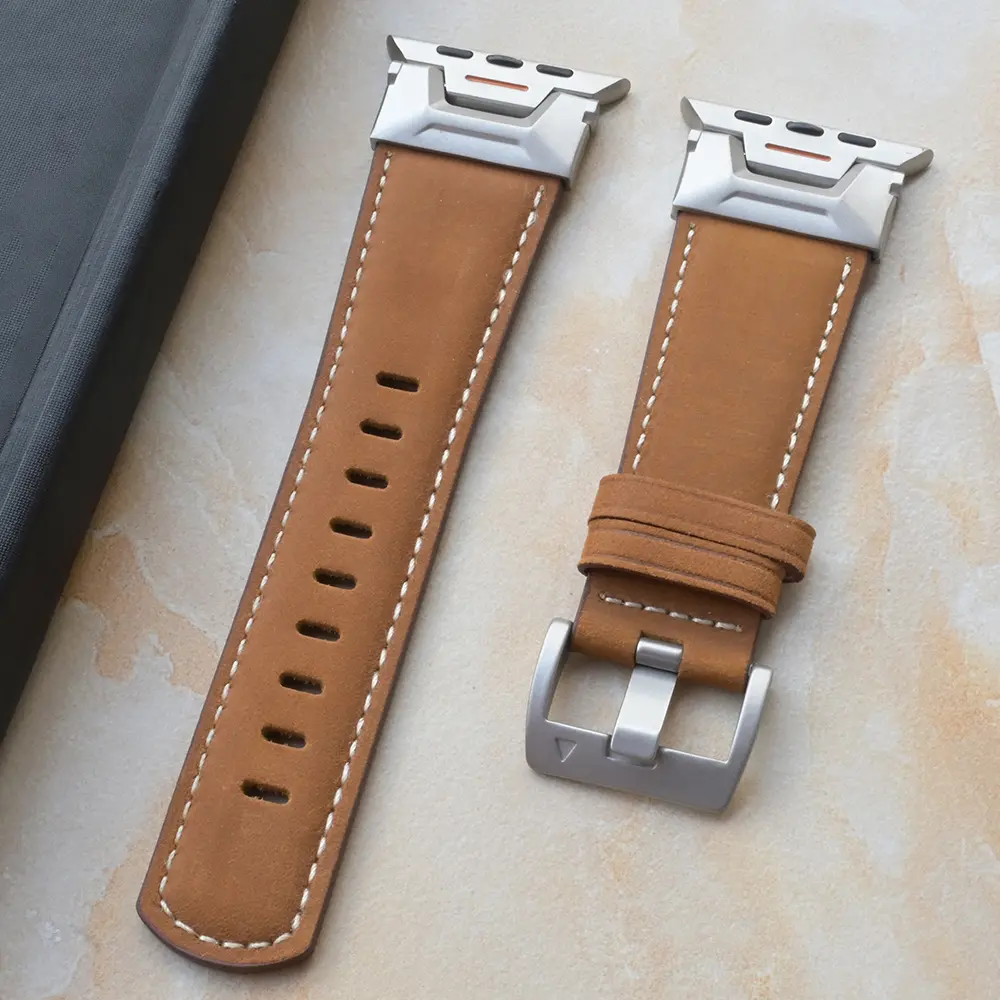 Brand New Series 11 Soft PU Leather Watchband for IWatch Ultra 3 2 1 49mm Bracelet for Apple Watch Series 11 10 46mm 9 8 7 6 5 4 SE SE3 45mm 44mm Gentle Strap Smart Watch Strap Smartwatch Replacement Straps