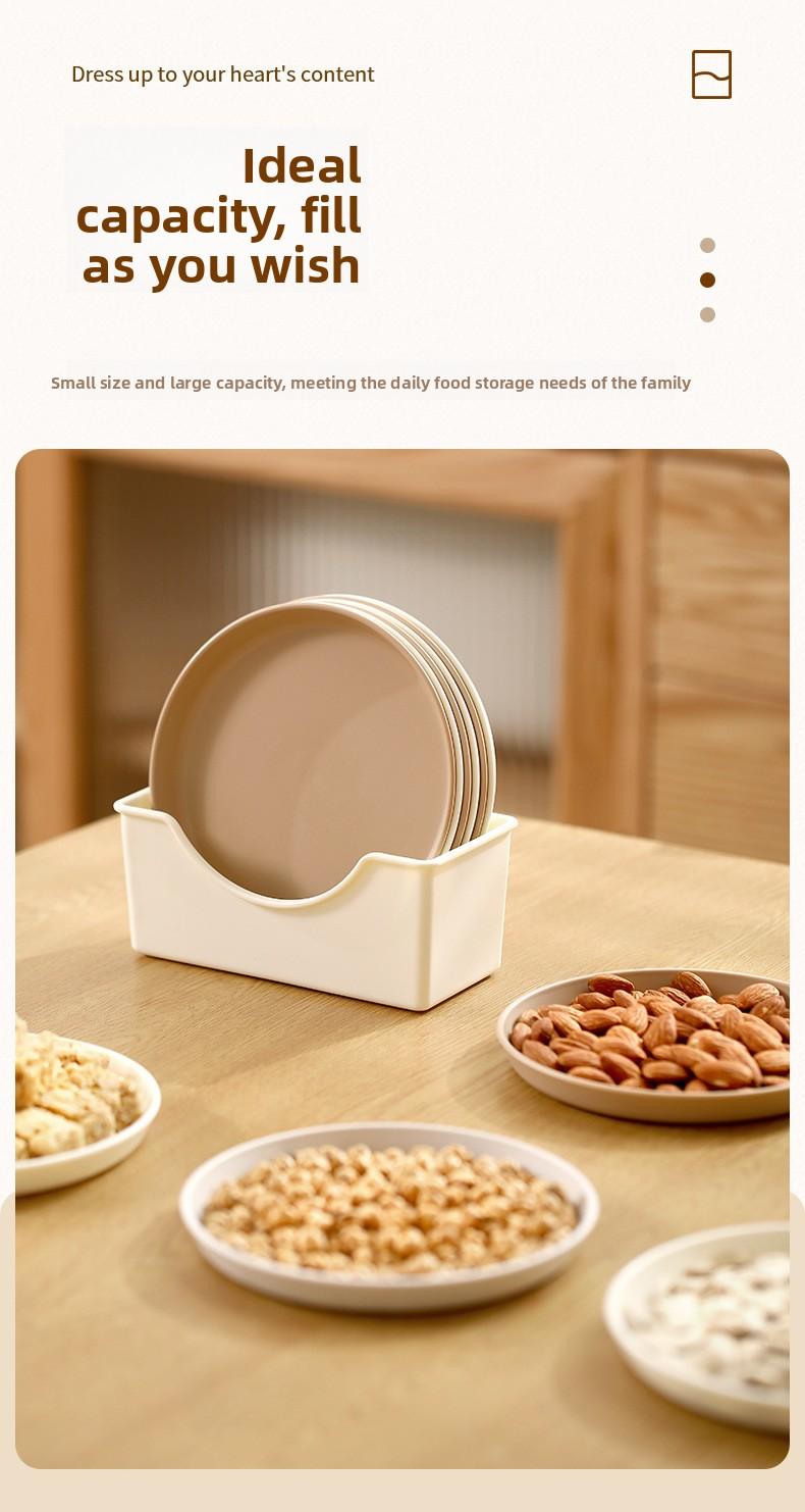 FaSoLa Japanese-style bone dish for home use, a waste dish for bones, plastic snack tray