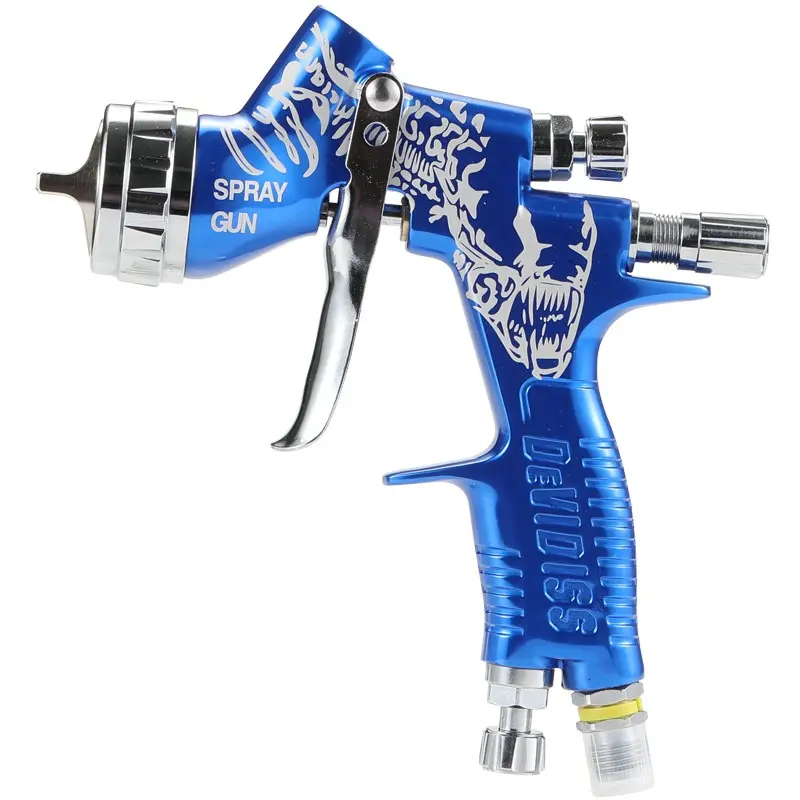 Devidiss Pro Lite Golden Spray Gun, 600ML Handheld Paint Sprayer, 1.3mm Nozzle, Professional Car Painting Tool, Ergonomic Design, Precision Adjustment