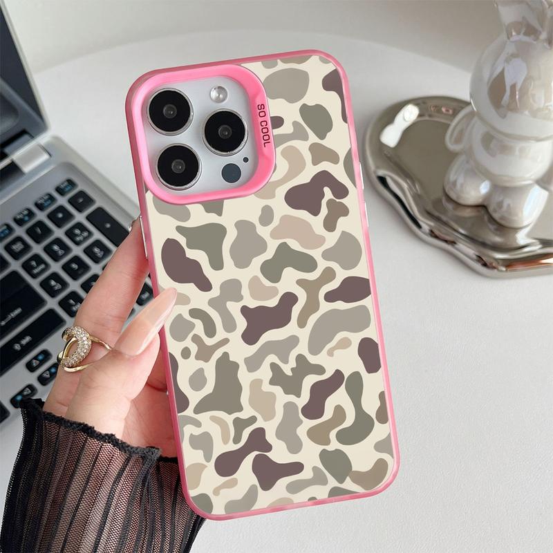 Camo Pattern Shockproof Phone Case for iPhone 7 8 X XS 11 12 13 14 15 16 17 Pro Max Plus 16E Air XR Protecitved Cover Vintage Sitka Camouflage Magsafe