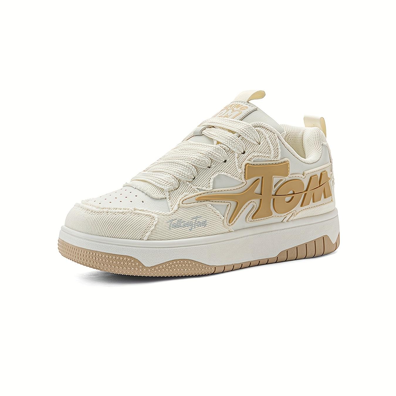 Fashion Canvas Sneakers - Comfortable, Breathable Low-Top Skate Shoes with Lace-Up Closure for All Seasons