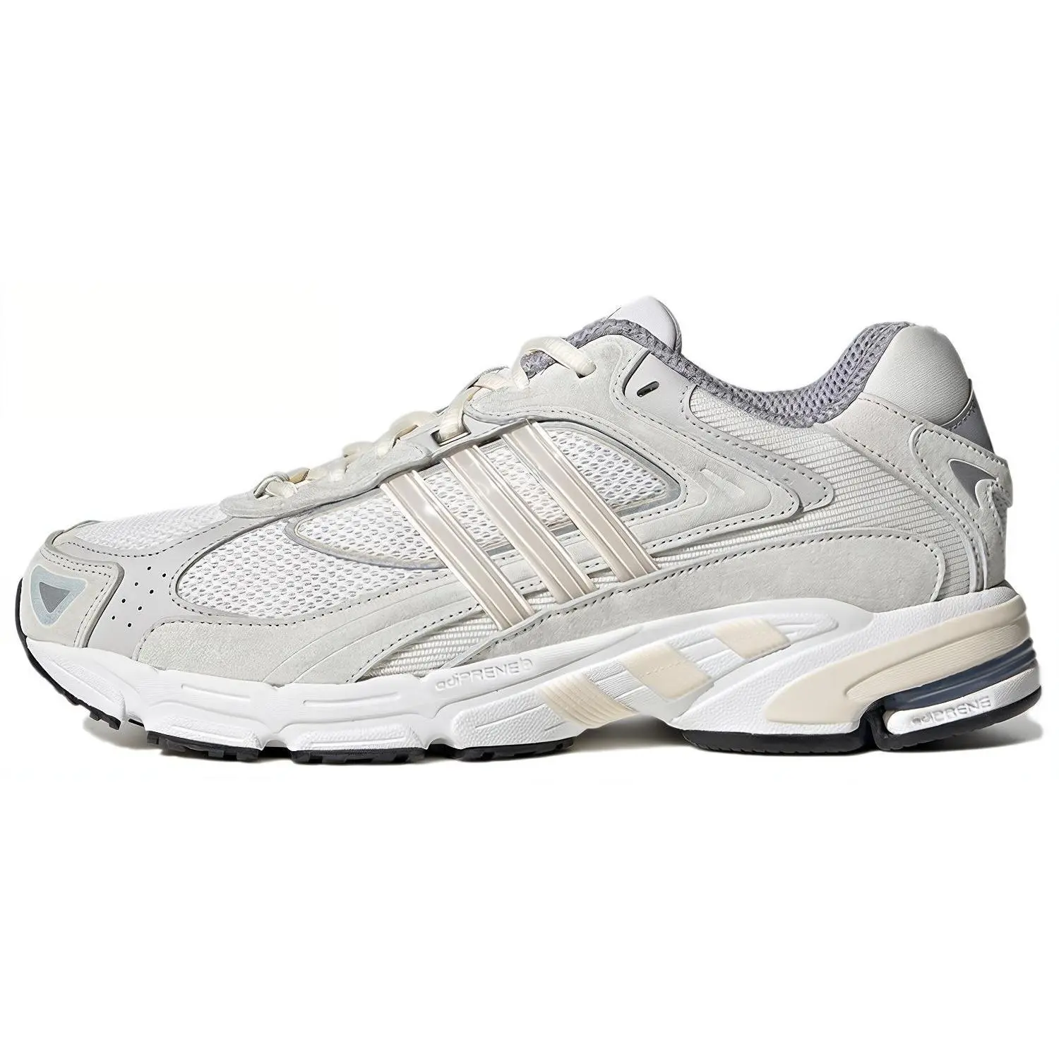 Adidas Originals Response CL Retro Fabric EVA TPU Low-Top Casual Running Shoes for Men and Women, Light Gray Verifiable, with credentials and supporting global authentication